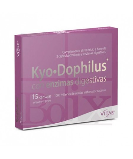 VITAE KYO DOPHILUS ENZIMAS DIGESTIVAS 15 CAPSULAS